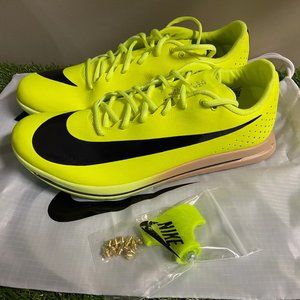 Nike Triple Jump Elite 2 Spike Track Shoes Volt Black DR9930-700 Men Sz NEW